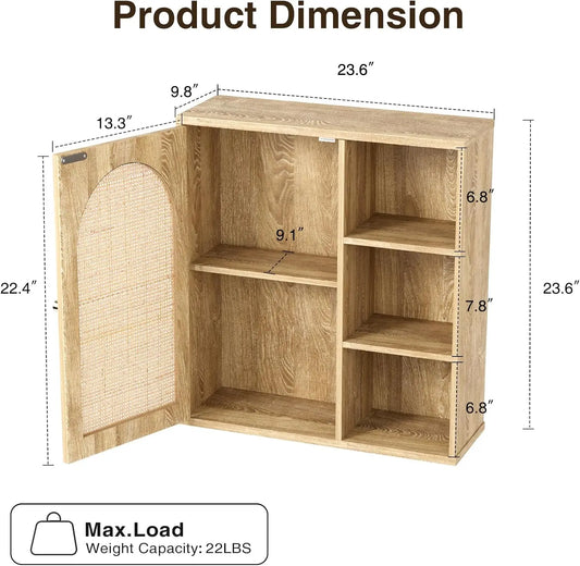 Bathroom Wall Cabinet with Door