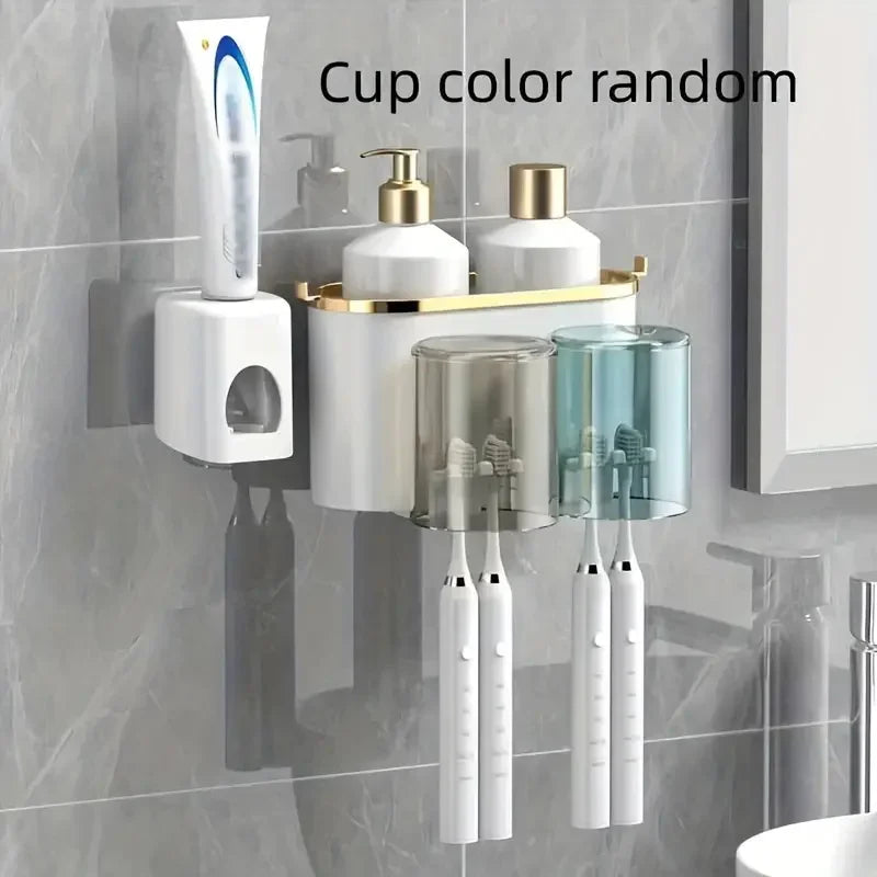 Multifunctional Toothbrush Rack