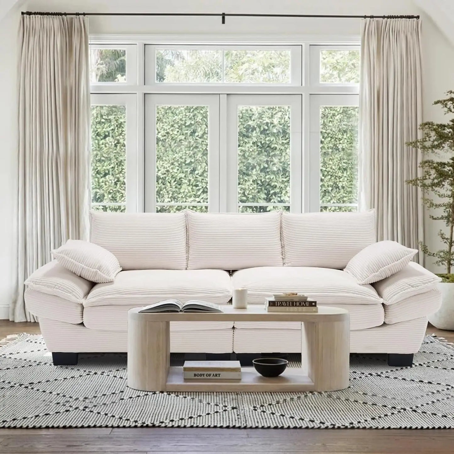 90" Oversized Loveseat Sofa