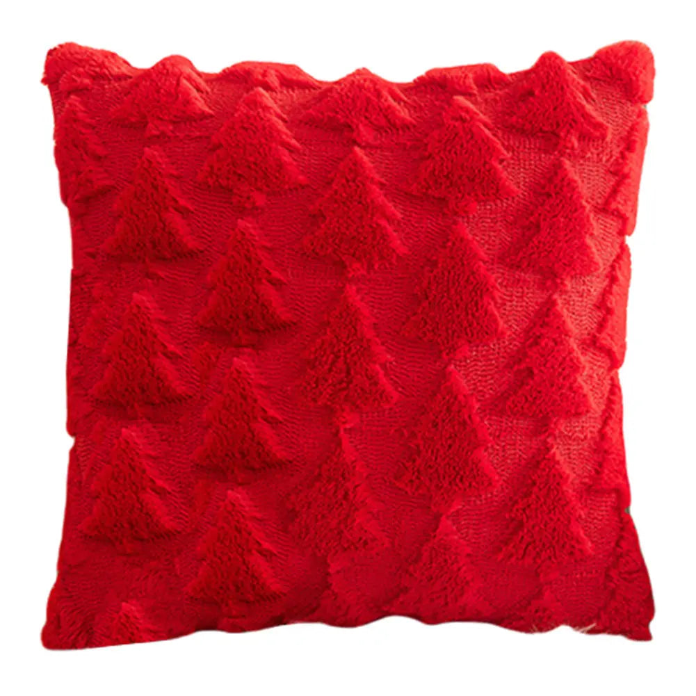Christmas Decorative Soft Plush Pillowcase