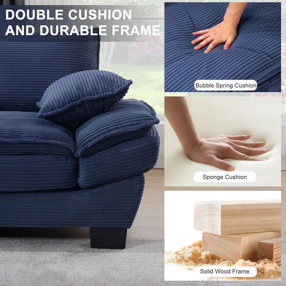 90" Oversized Loveseat Sofa