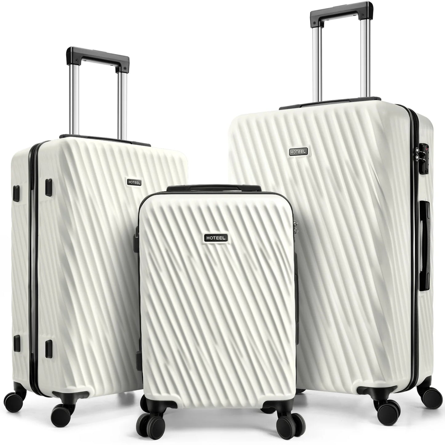 3 Piece Luggage Sets Hardshell Suitcase With TSA Lock