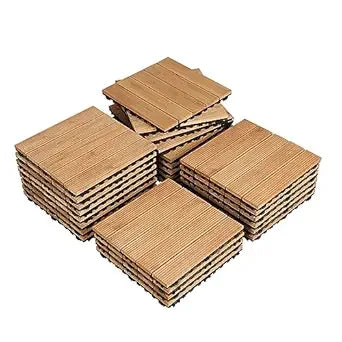 Interlocking Patio Deck Tiles Outdoor Flooring