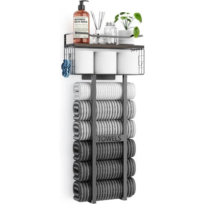 Large Towel Rack & Bathroom Towel Holder