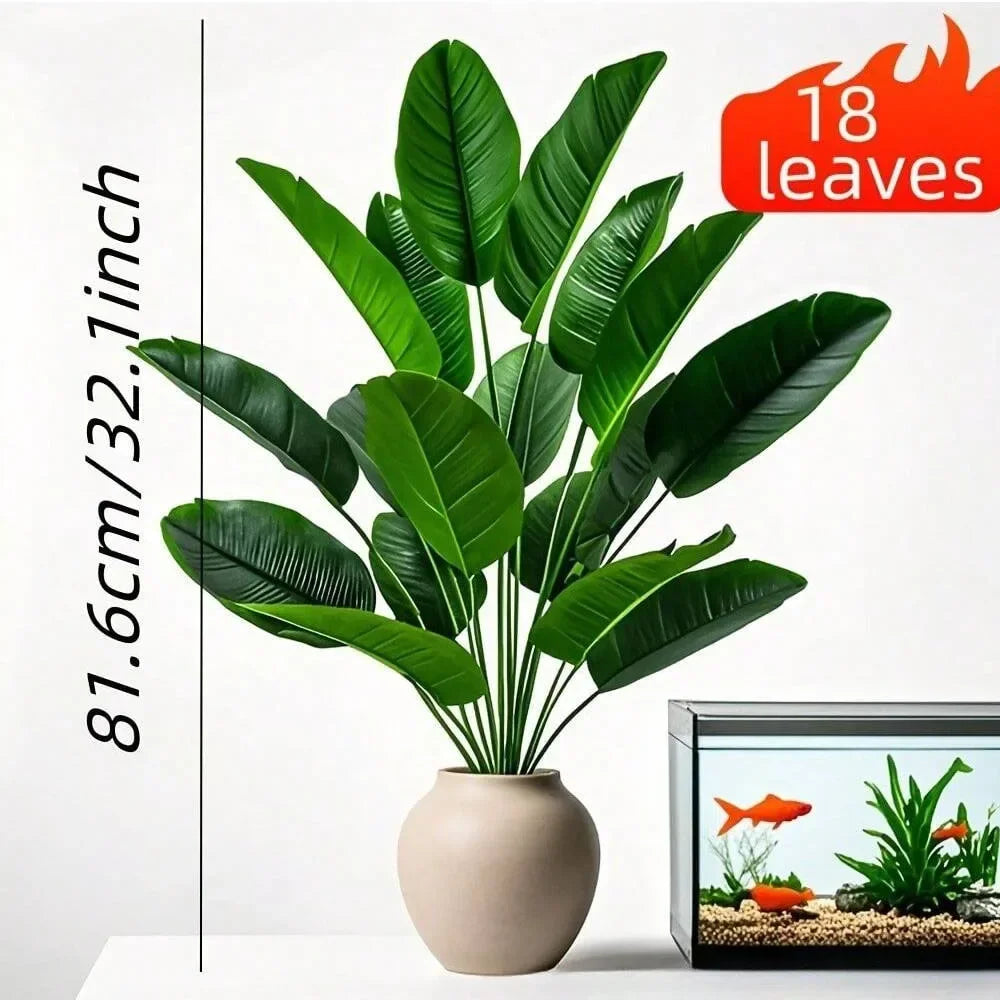 1pc 18 Leaves Artificial Plants
