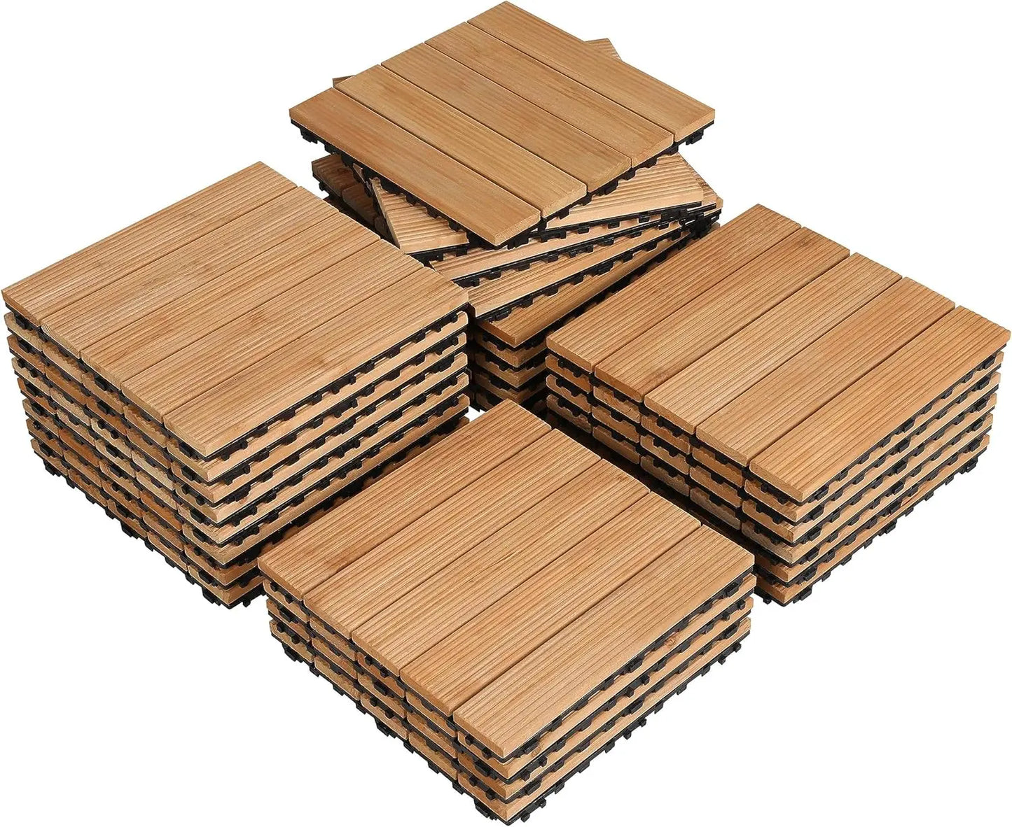 Interlocking Patio Deck Tiles Outdoor Flooring