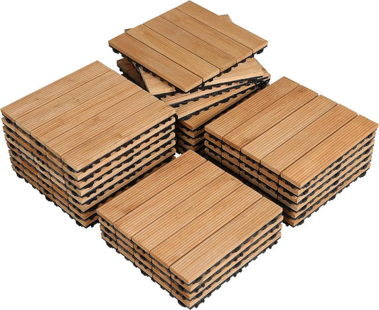 Interlocking Patio Deck Tiles Outdoor Flooring