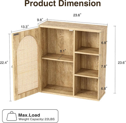 Bathroom Wall Cabinet with Door