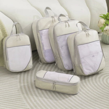 5Pcs Travel Organizer Bag Large Capacity Suitcase