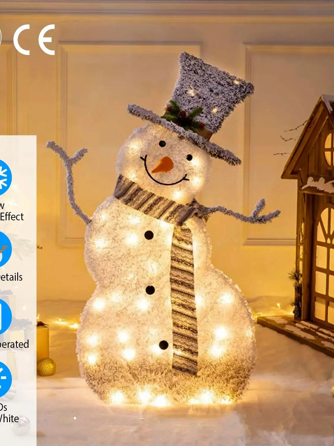 LED Christmas Snowman Decoration