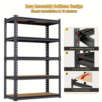 Heavy Duty Storage Shelving Unit 5-Tier