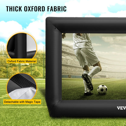 24FT Inflatable Projector Screen w/ 360W Air Blower