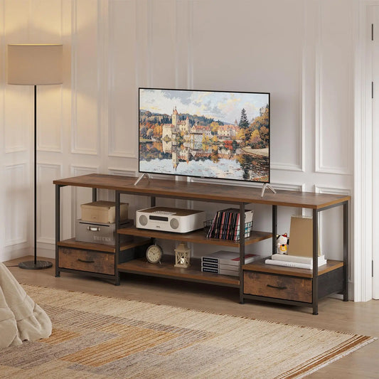 Wooden Tv Stand For Up To 75 Inch