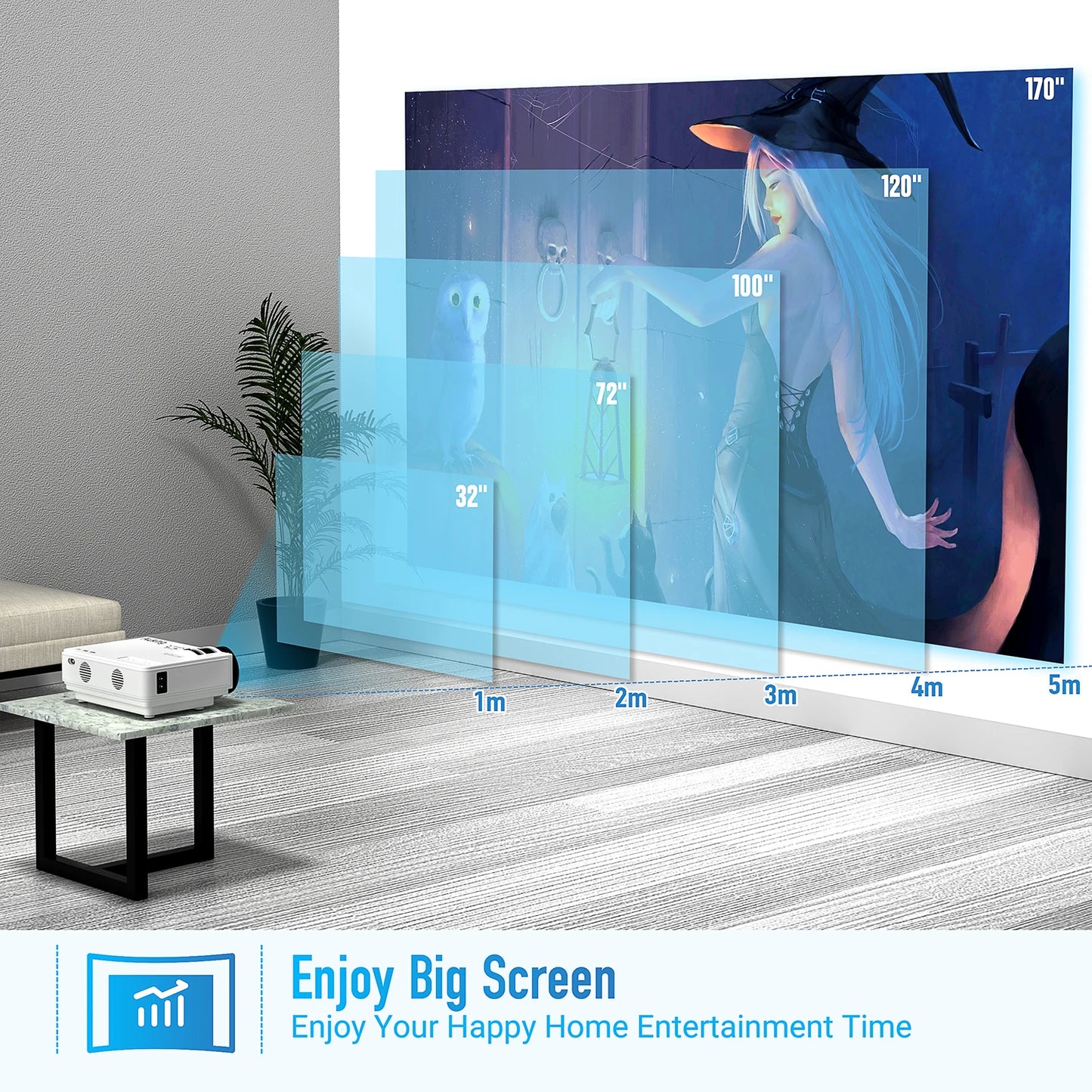 mini projector 1080P full HD home theater
