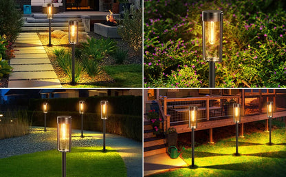 Solar Pathway Lights Outdoor Auto On/Off