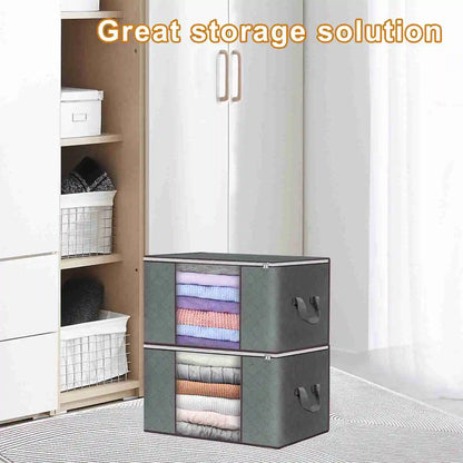 6pcs Large Storage Bag Clothes Storage Containers