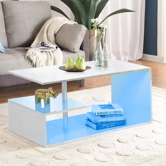 High Gloss White Coffee Table