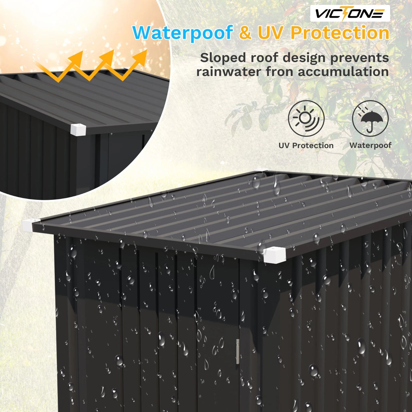 Compact Outdoor Storage Shed