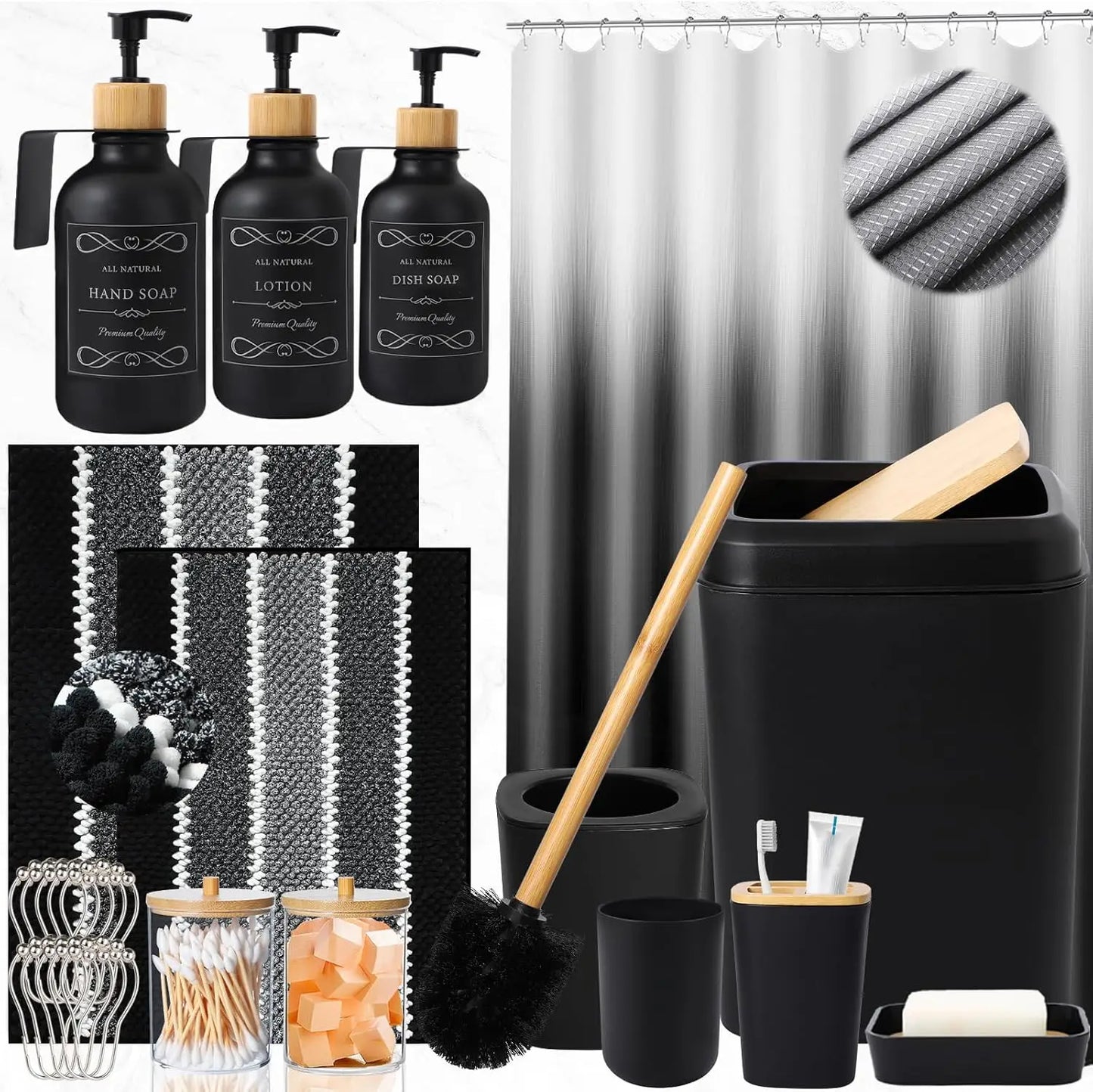 34PCS restroom set