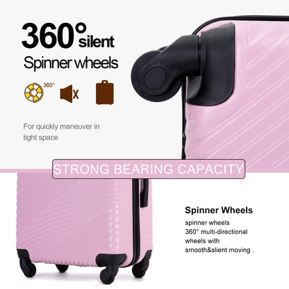 3 Piece Hardside Suitcases with Spinner Wheel