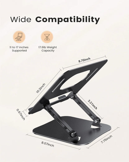 Adjustable and foldable Laptop Stand for Desk