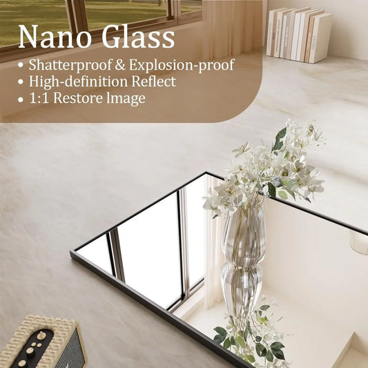 Floor Mirror Full Length Body Mirror with Stand