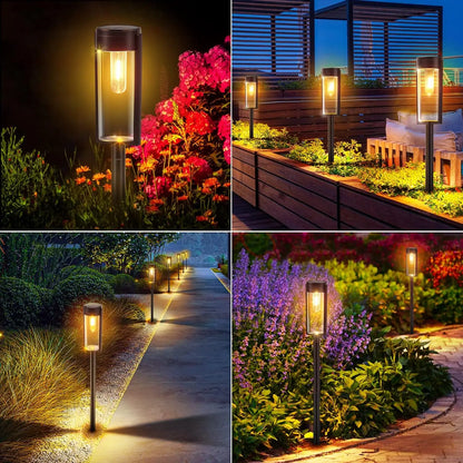 Solar Pathway Lights Outdoor Auto On/Off