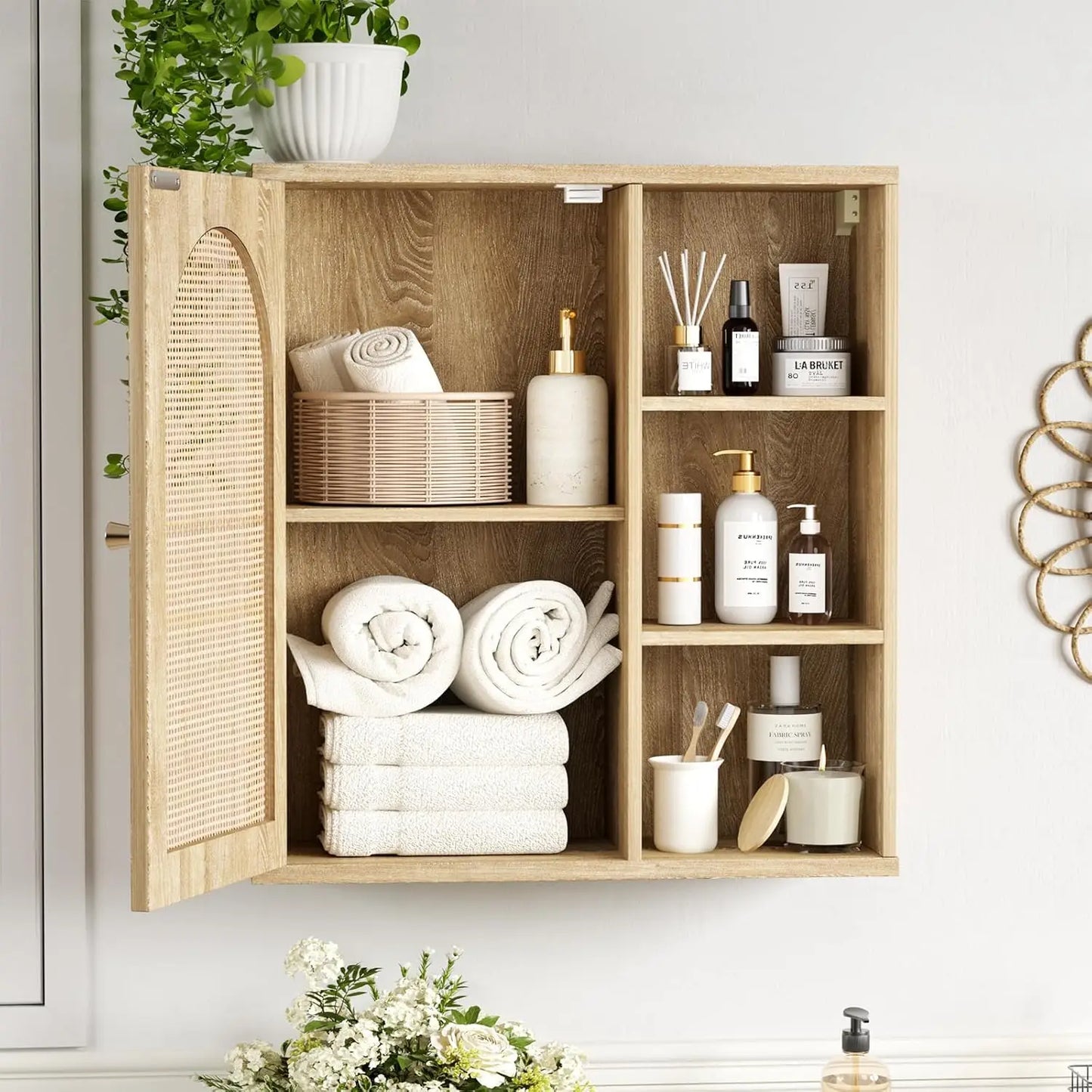 Bathroom Wall Cabinet with Door