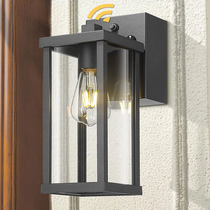 Porch Light With GFCI Outlet Dusk