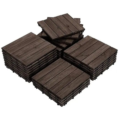 Interlocking Patio Deck Tiles Outdoor Flooring