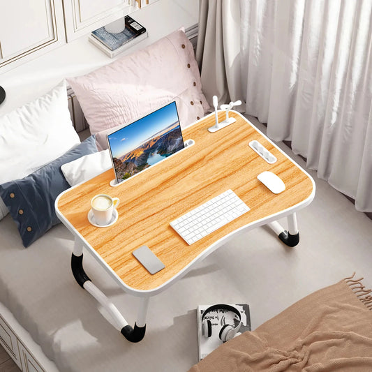 portable folding table laptop for office and home use