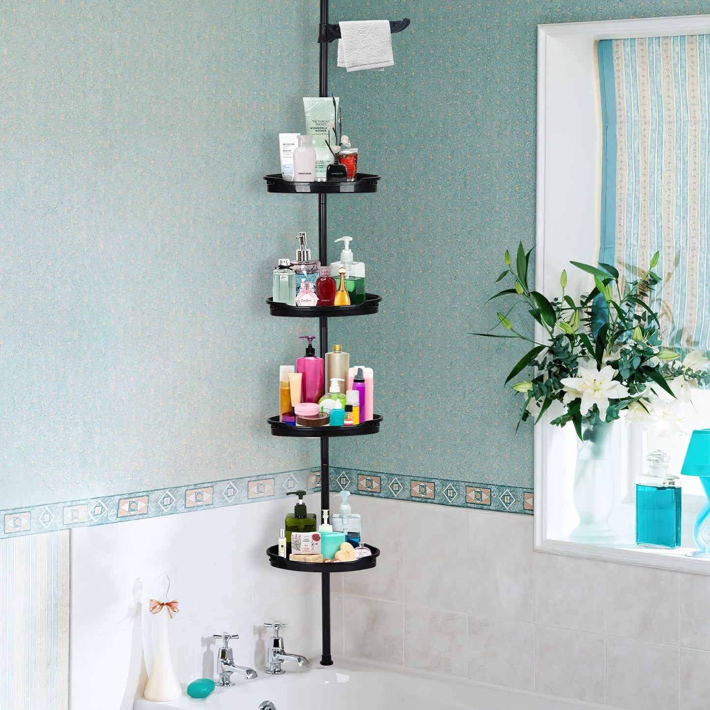 Corner Shower Caddy Tension Pole