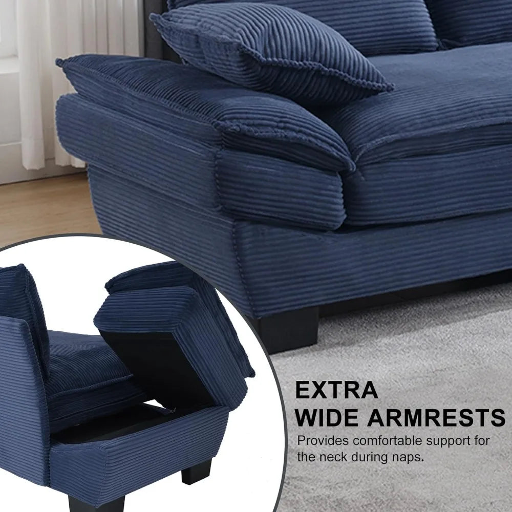 90" Oversized Loveseat Sofa