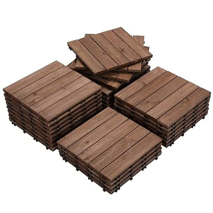 Interlocking Patio Deck Tiles Outdoor Flooring