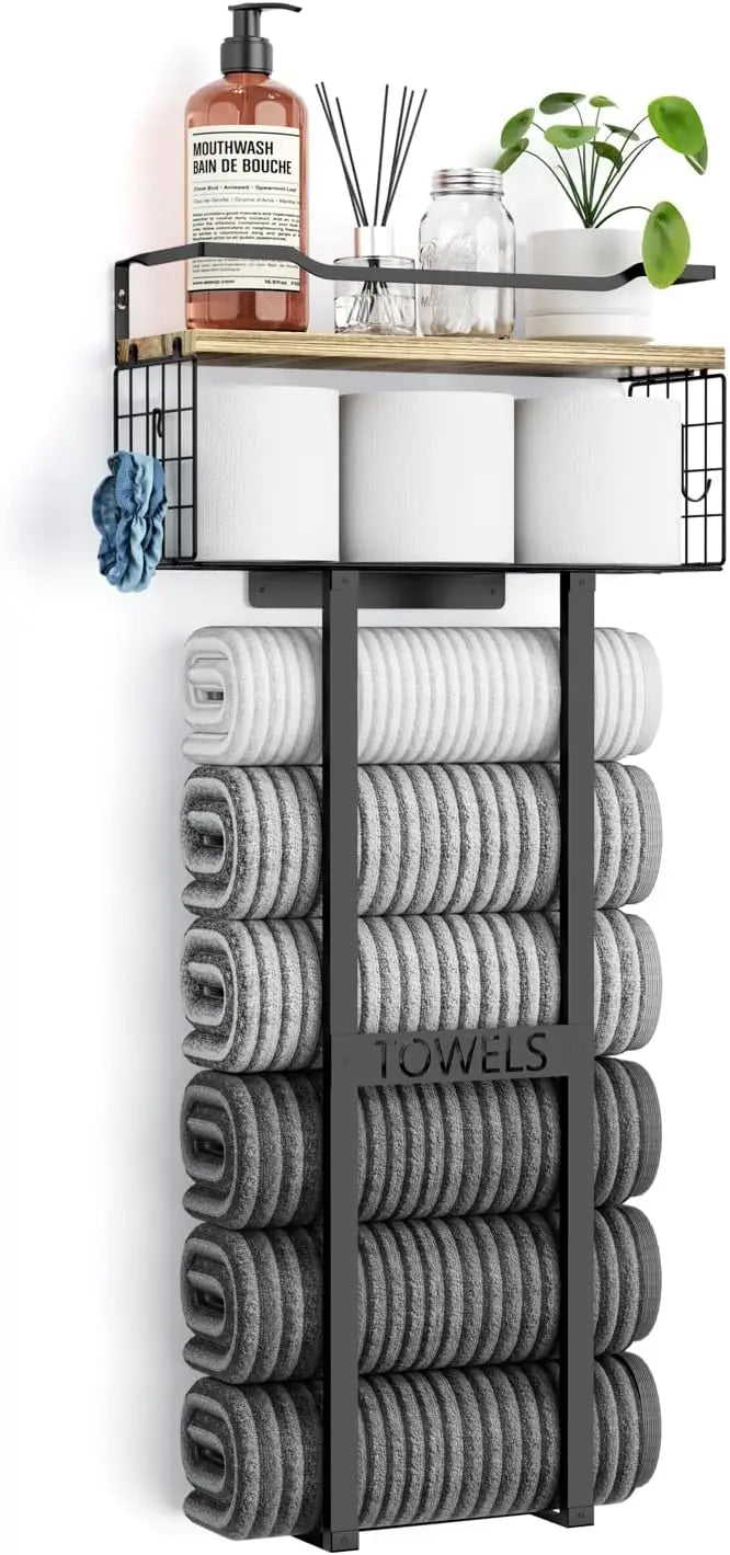 Large Towel Rack & Bathroom Towel Holder