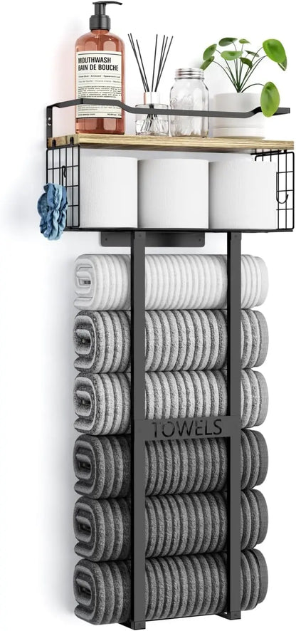 Large Towel Rack & Bathroom Towel Holder