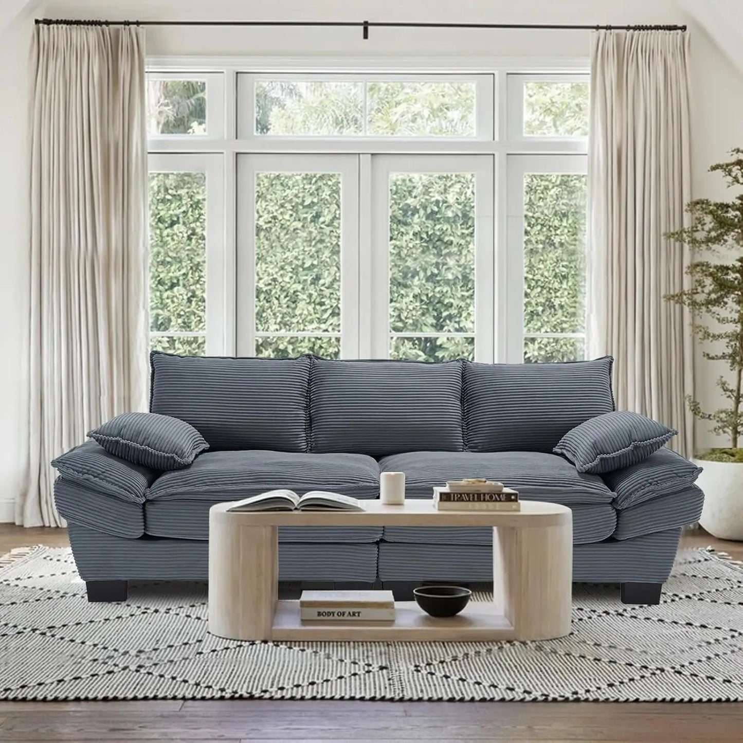 90" Oversized Loveseat Sofa