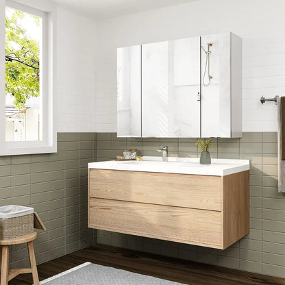 Mirror Cabinet with 3 Adjustable Shelves