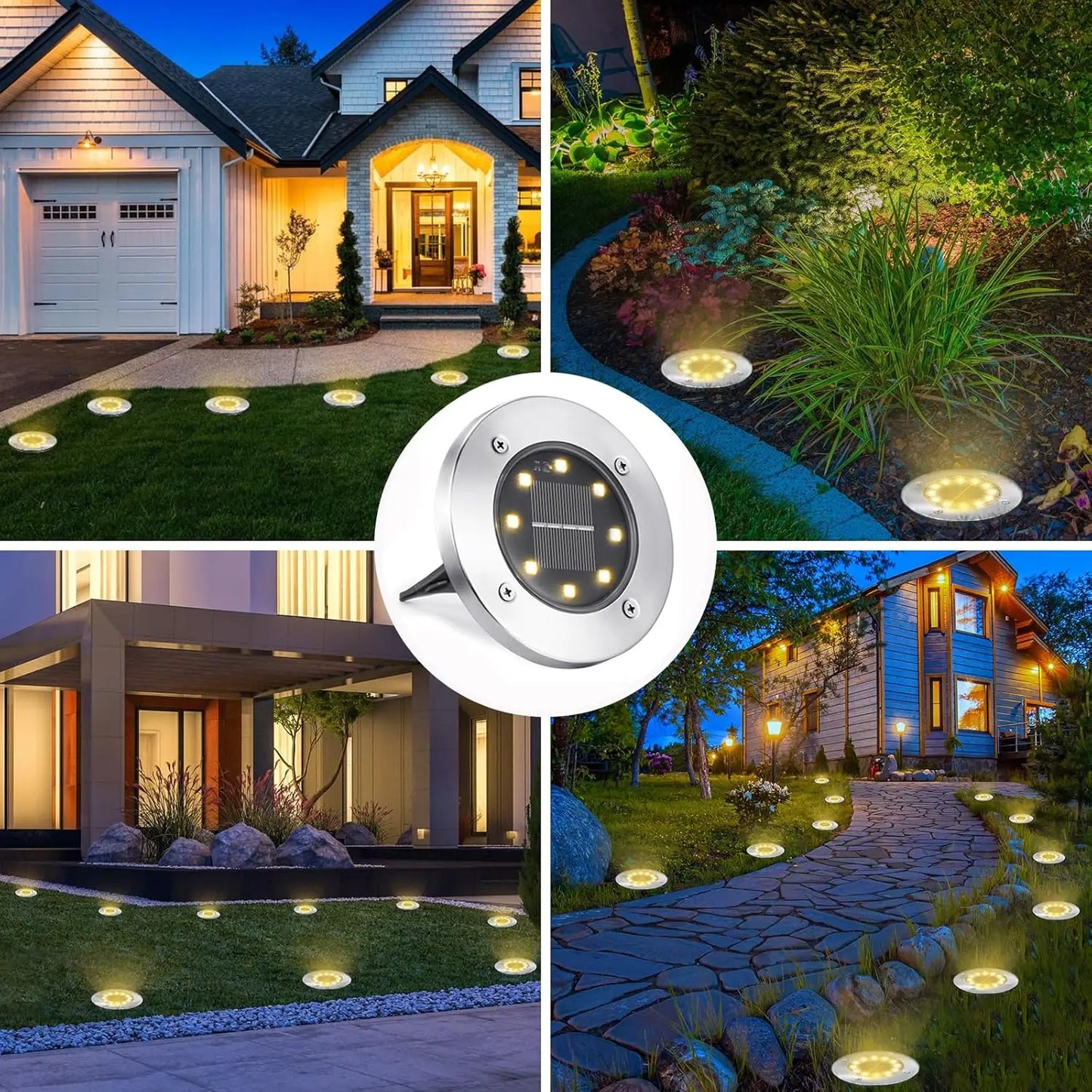 Outdoor LED Solar Landscape Lighting for Pathway
