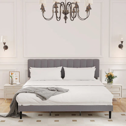 King Wooden Solid Bed Frame