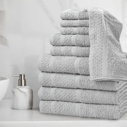 10 Piece Towel Set Soft Absorbent