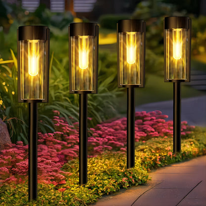 Solar Pathway Lights Outdoor Auto On/Off