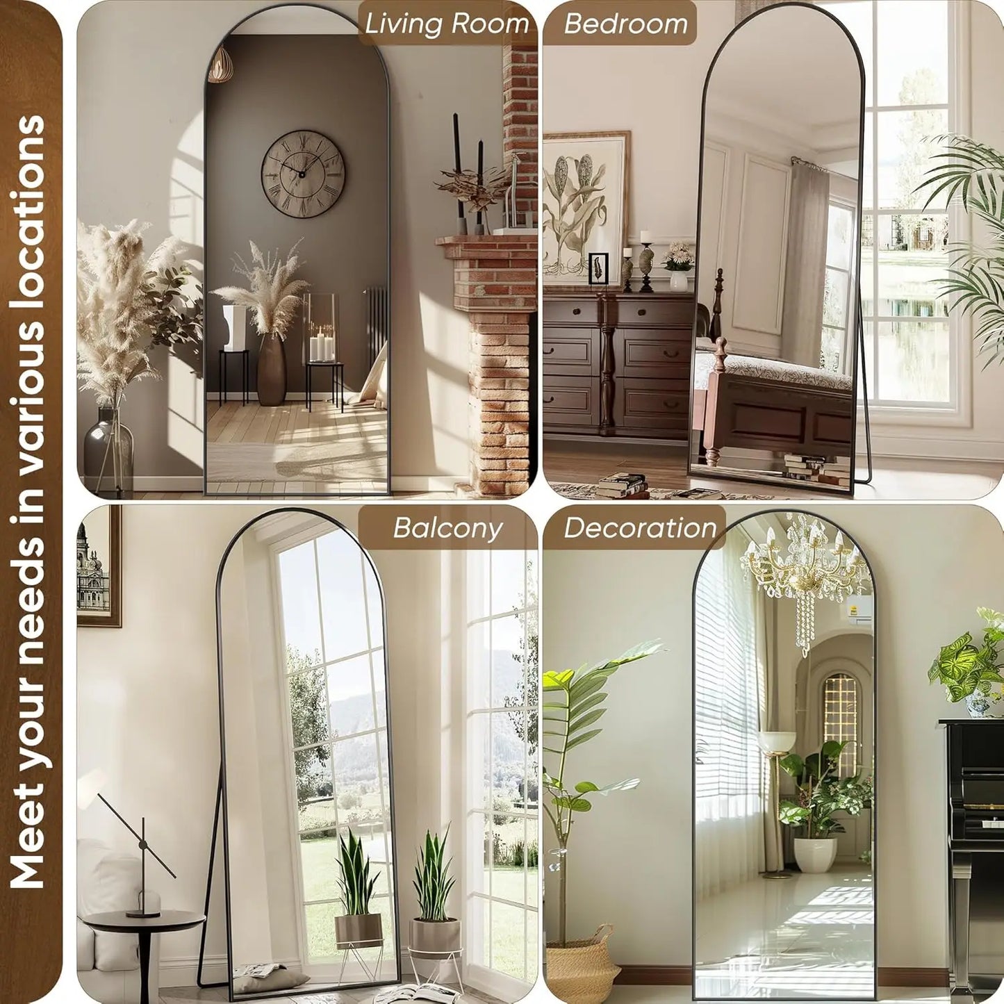 Oversized Floor Mirror