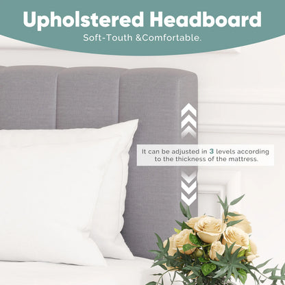King Wooden Solid Bed Frame