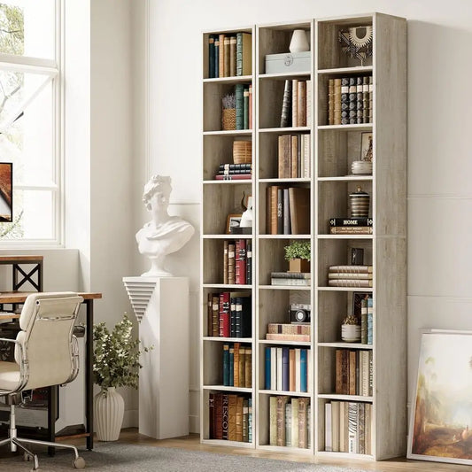 Tall Narrow Bookshelf 8 Tiers