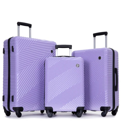 3 Piece Hardside Suitcases with Spinner Wheel