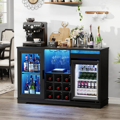 Wine Bar Cabinet with Fridge included