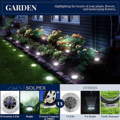 Outdoor LED Solar Landscape Lighting for Pathway