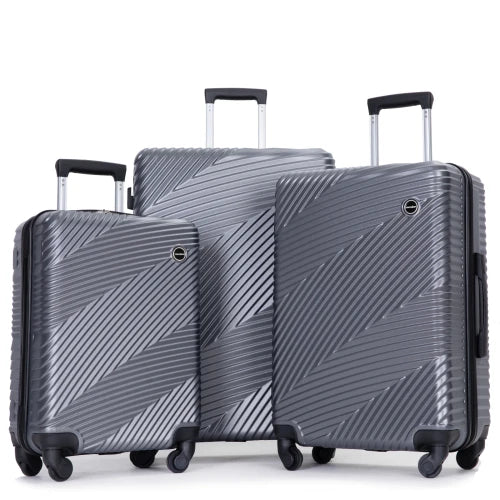 3 Piece Hardside Suitcases with Spinner Wheel