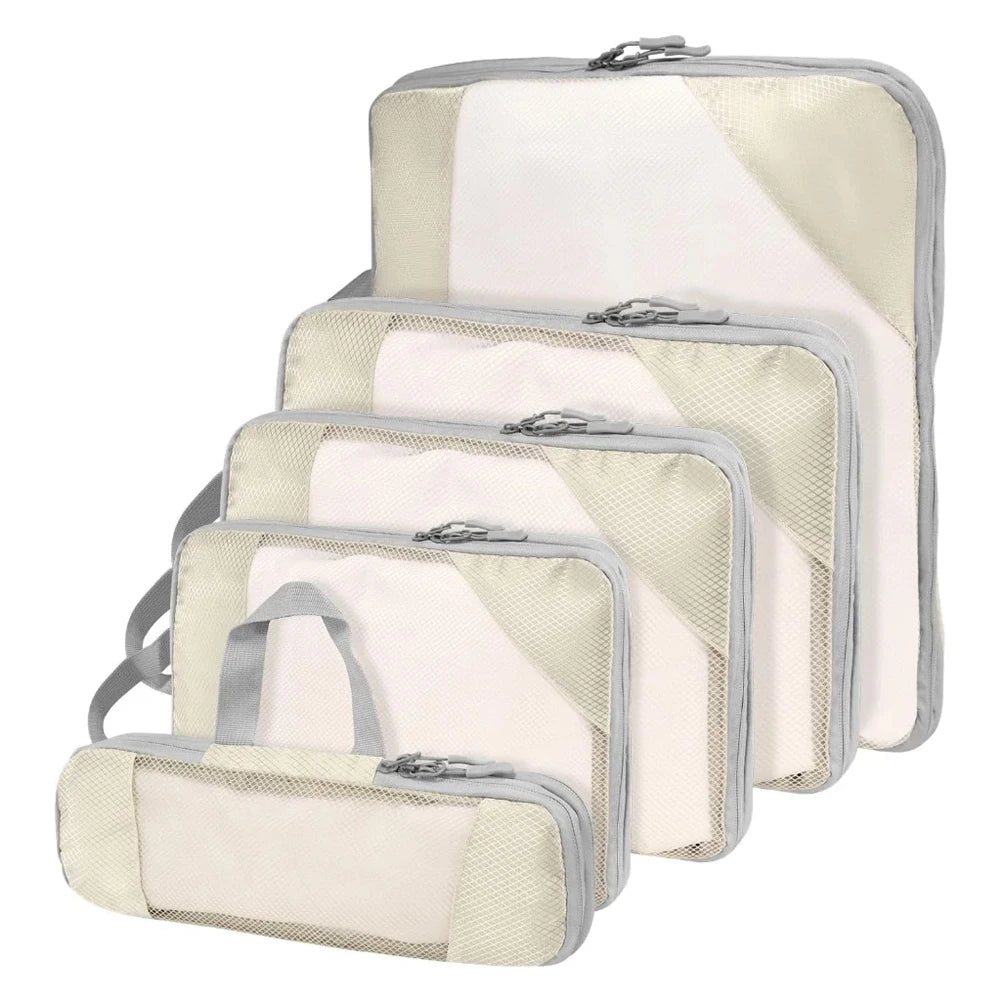 5Pcs Travel Organizer Bag Large Capacity Suitcase